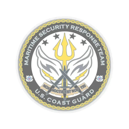 Maritime Security Response Team (U.S. Coast Guard) STICKER Vinyl Kiss-Cut Decal 6 Inch Transparent - The Sticker Space