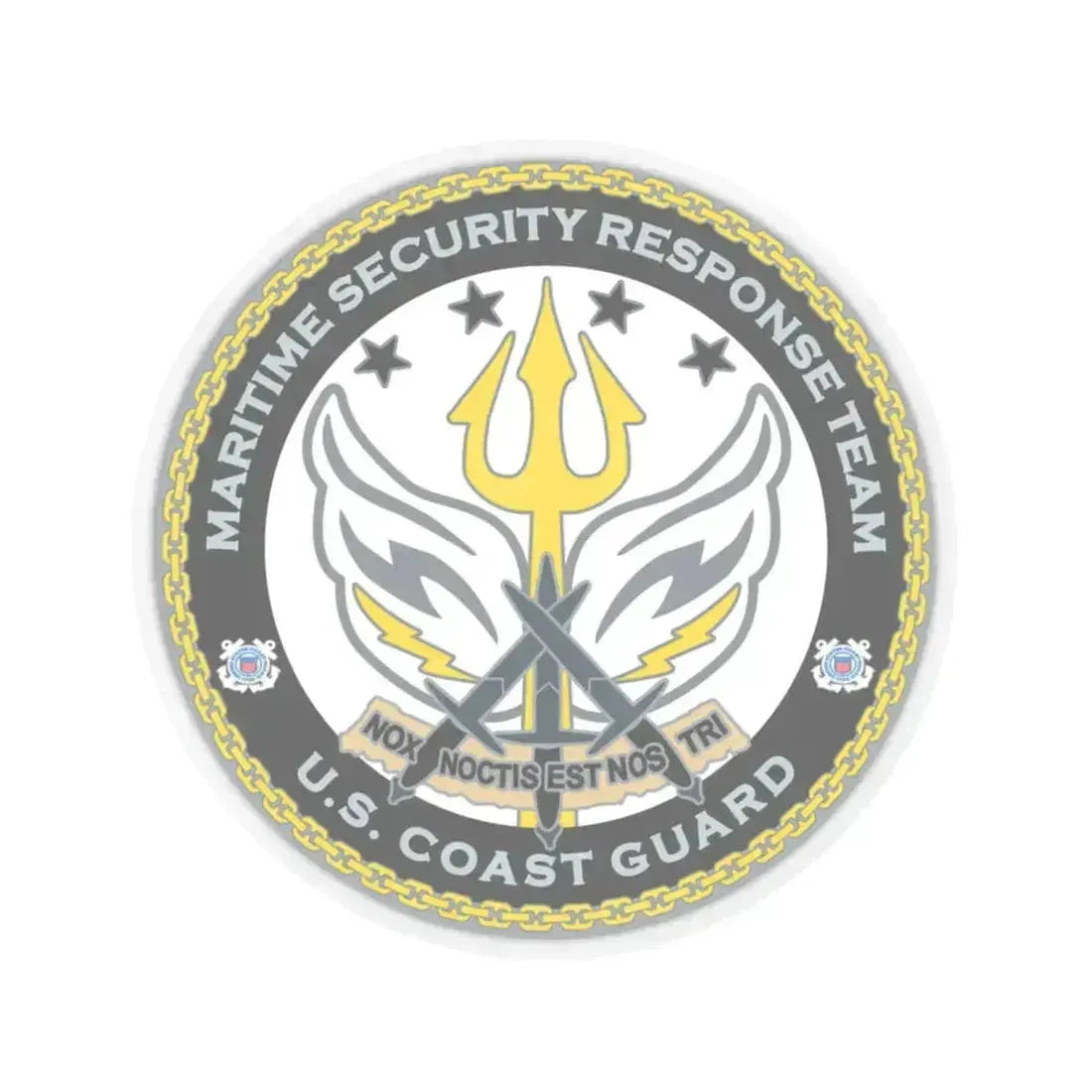 Maritime Security Response Team (U.S. Coast Guard) STICKER Vinyl Kiss-Cut Decal 6 Inch Transparent - The Sticker Space