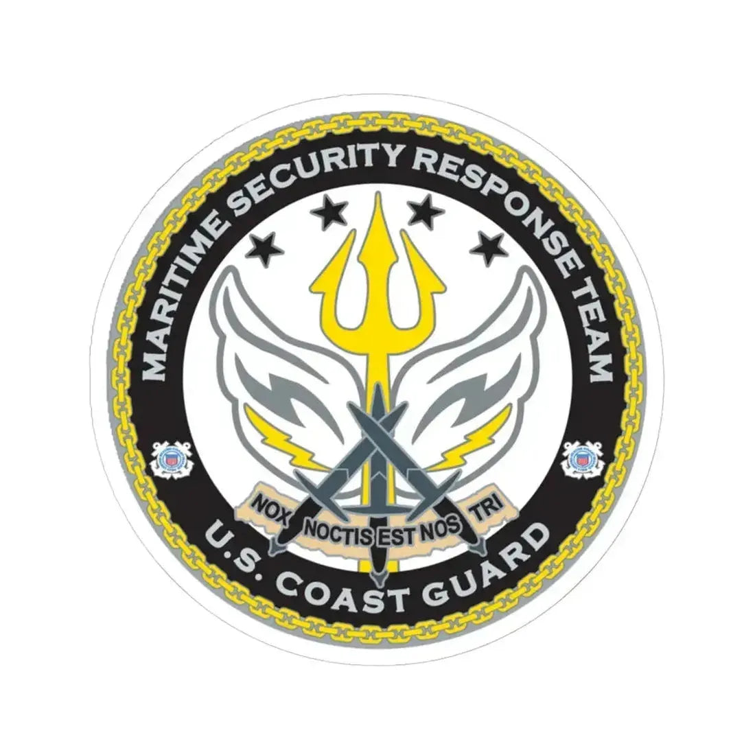 Maritime Security Response Team (U.S. Coast Guard) STICKER Vinyl Kiss-Cut Decal 6 Inch White - The Sticker Space