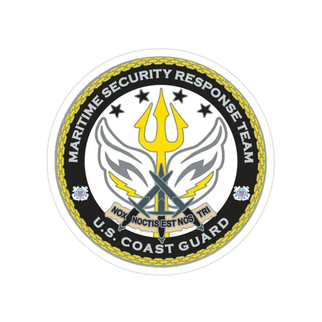 Maritime Security Response Team (U.S. Coast Guard) Transparent STICKER Die-Cut Vinyl Decal 2 Inch - The Sticker Space