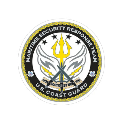 Maritime Security Response Team (U.S. Coast Guard) Transparent STICKER Die-Cut Vinyl Decal 3 Inch - The Sticker Space