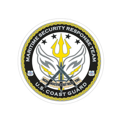 Maritime Security Response Team (U.S. Coast Guard) Transparent STICKER Die-Cut Vinyl Decal 5 Inch - The Sticker Space