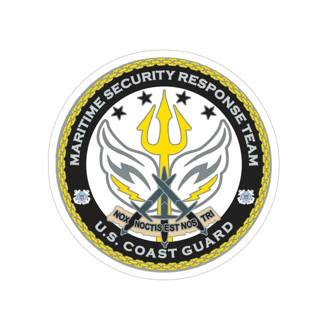 Maritime Security Response Team (U.S. Coast Guard) Transparent STICKER Die-Cut Vinyl Decal 6 Inch - The Sticker Space