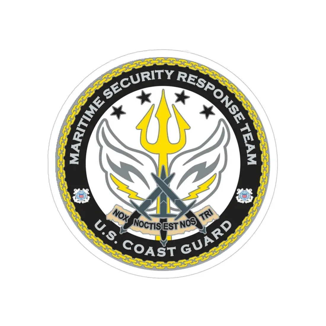 Maritime Security Response Team (U.S. Coast Guard) Transparent STICKER Die-Cut Vinyl Decal - The Sticker Space