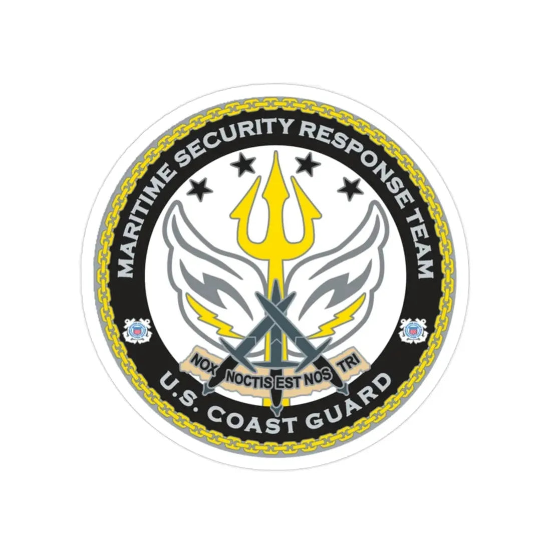 Maritime Security Response Team (U.S. Coast Guard) Transparent STICKER Die-Cut Vinyl Decal - The Sticker Space