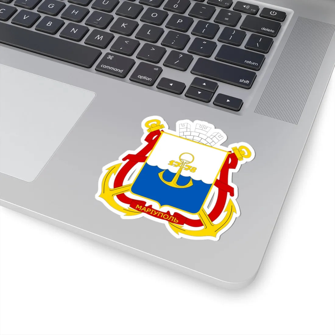Mariupol coat (Ukraine) (Coat of Arms) STICKER Vinyl Kiss-Cut Decal - The Sticker Space