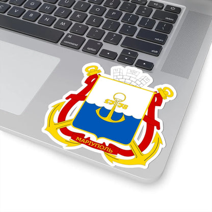 Mariupol coat (Ukraine) (Coat of Arms) STICKER Vinyl Kiss-Cut Decal - The Sticker Space