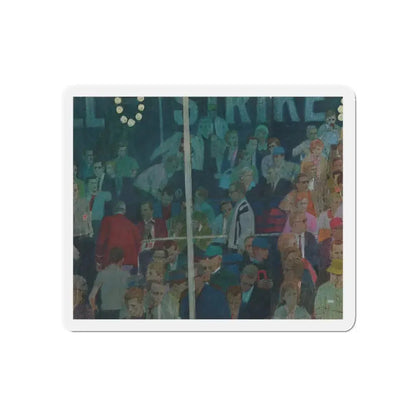 Mark English (attributed) 1965 Plymouth Belvedere Brochure art (2) (Magazine Illustration) Refrigerator Magnet - The Sticker Space