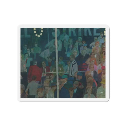 Mark English (attributed) 1965 Plymouth Belvedere Brochure art (2) (Magazine Illustration) Refrigerator Magnet - The Sticker Space