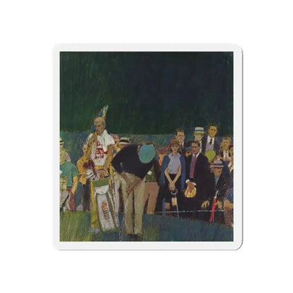 Mark English (attributed) 1965 Plymouth Belvedere Brochure art (3) (Magazine Illustration) Refrigerator Magnet - The Sticker Space