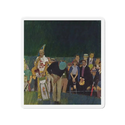 Mark English (attributed) 1965 Plymouth Belvedere Brochure art (3) (Magazine Illustration) Refrigerator Magnet - The Sticker Space