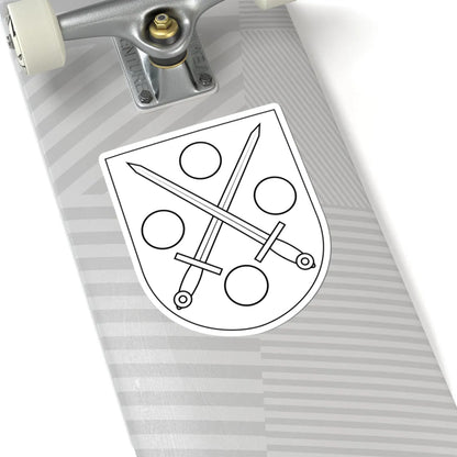 Mark härad vapen (Sweden) (Coat of Arms) STICKER Vinyl Kiss-Cut Decal - The Sticker Space