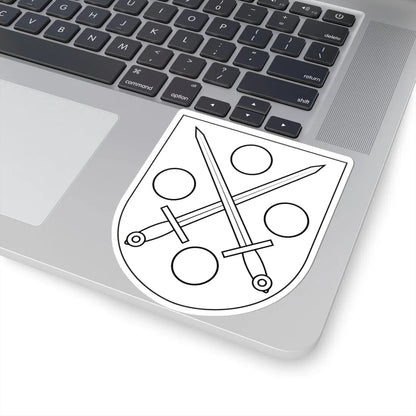 Mark härad vapen (Sweden) (Coat of Arms) STICKER Vinyl Kiss-Cut Decal - The Sticker Space