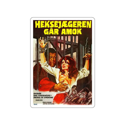 MARK OF THE DEVIL (DANISH 2) 1970 Movie Poster STICKER Vinyl Die-Cut Decal 3 Inch - The Sticker Space