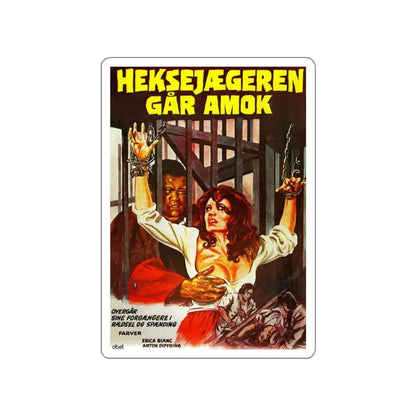 MARK OF THE DEVIL (DANISH 2) 1970 Movie Poster STICKER Vinyl Die-Cut Decal 5 Inch - The Sticker Space