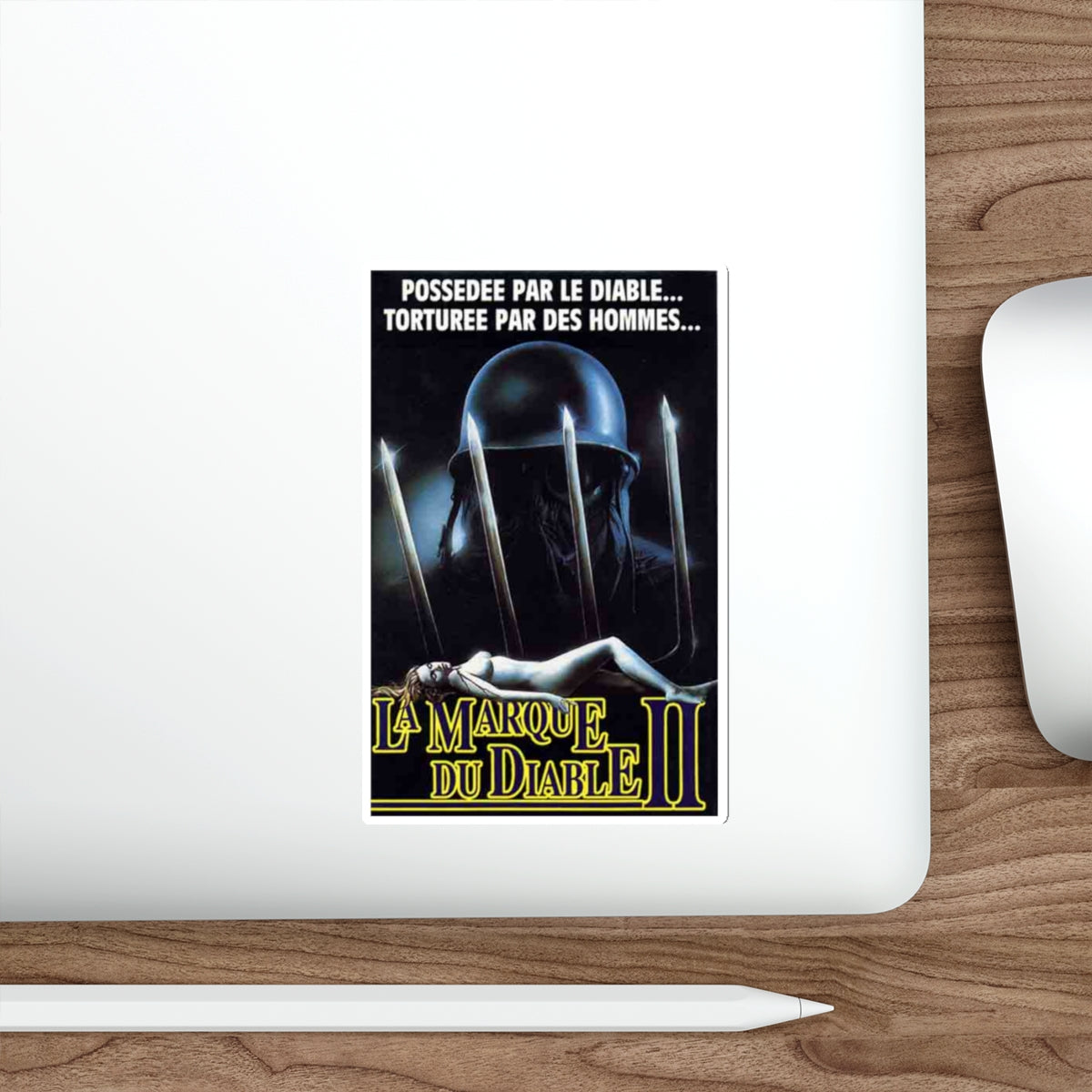 MARK OF THE DEVIL II 1973 Movie Poster STICKER Vinyl Die-Cut Decal-The Sticker Space