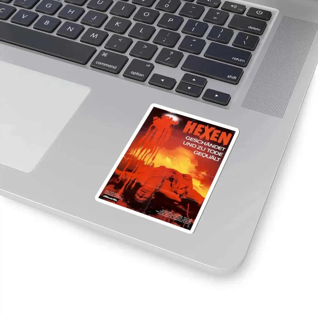 MARK OF THE DEVIL II (GERMAN) 2 1973 Movie Poster - STICKER Vinyl Kiss-Cut Decal - The Sticker Space