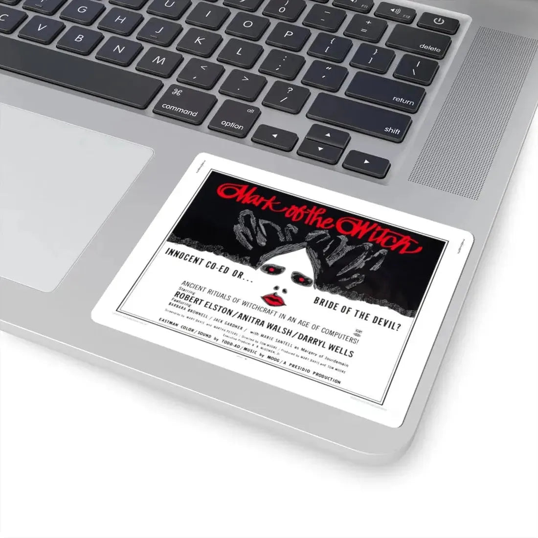 MARK OF THE WITCH (2) 1970 Movie Poster - STICKER Vinyl Kiss-Cut Decal - The Sticker Space