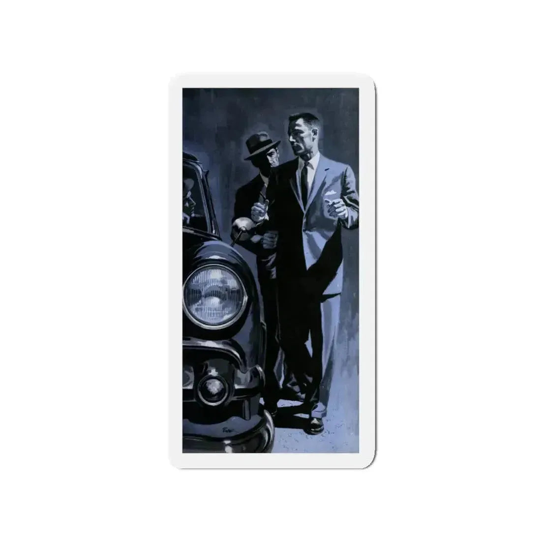 Mark of Treachery, 1959 (Magazine Illustration) Refrigerator Magnet 3 Inch - The Sticker Space