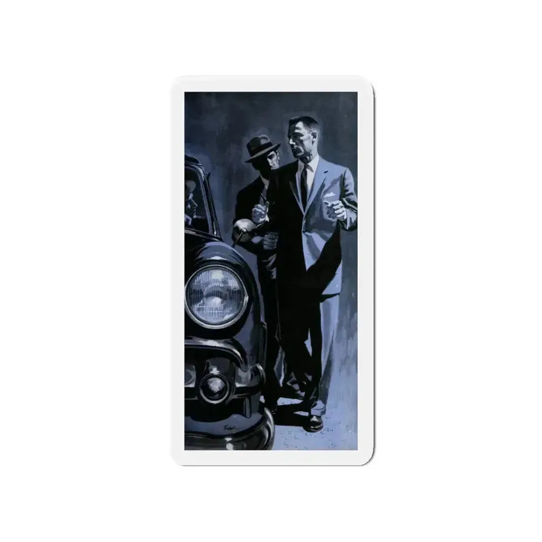 Mark of Treachery, 1959 (Magazine Illustration) Refrigerator Magnet 4 Inch - The Sticker Space