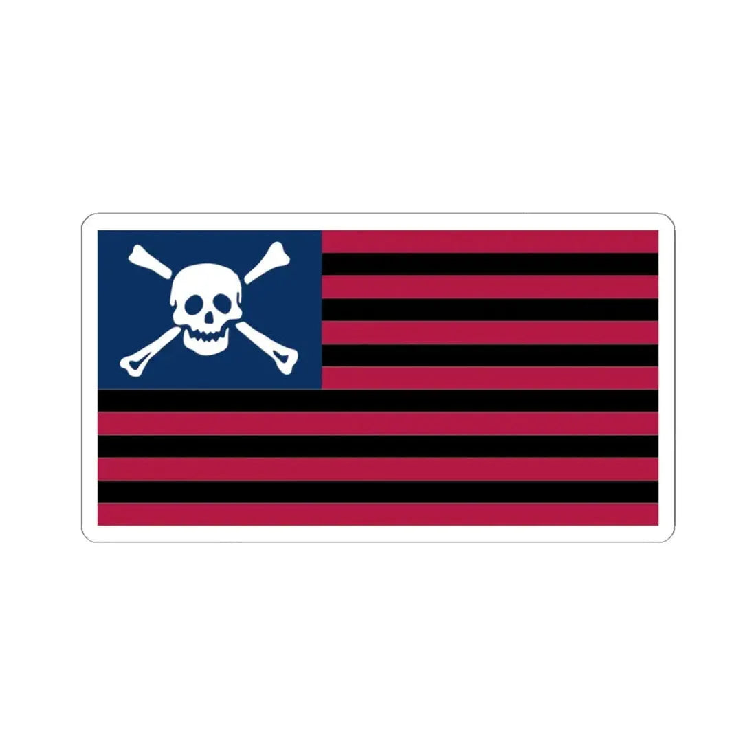 Mark Twains proposed American Philippines Flag (United States) STICKER Vinyl Kiss-Cut Decal 4 Inch White - The Sticker Space