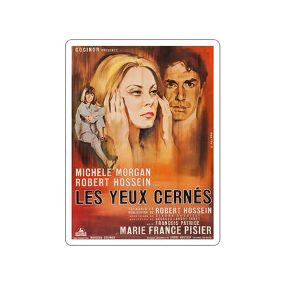 MARKED EYES 1964 Movie Poster STICKER Vinyl Die-Cut Decal - The Sticker Space