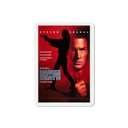 Marked for Death 1990 Movie Poster Refrigerator Magnet 2 Inch - The Sticker Space