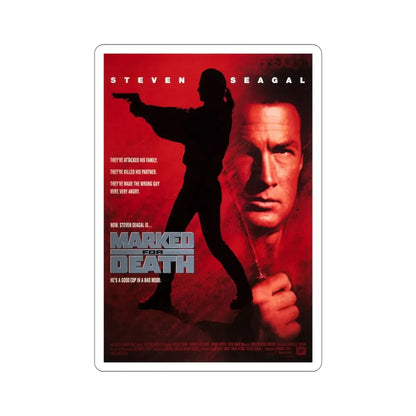 Marked for Death 1990 Movie Poster STICKER Vinyl Die-Cut Decal - The Sticker Space