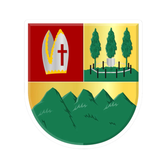 Markelo wapen 1880 (Netherlands) (Coat of Arms) STICKER Vinyl Kiss-Cut Decal 2 Inch White - The Sticker Space