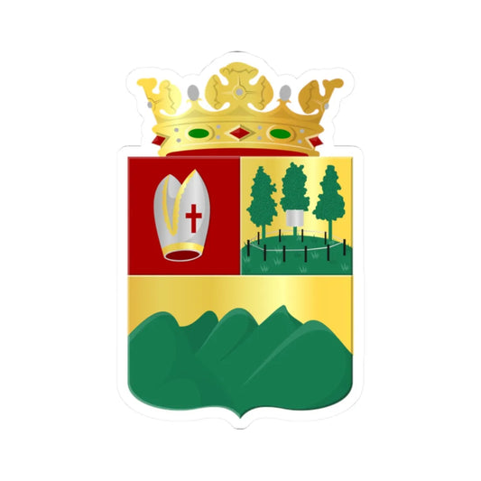 Markelo wapen 1967 (Netherlands) (Coat of Arms) STICKER Vinyl Kiss-Cut Decal 2 Inch White - The Sticker Space