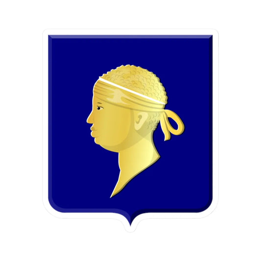 Marken wapen HRVA (Netherlands) (Coat of Arms) STICKER Vinyl Kiss-Cut Decal 2 Inch White - The Sticker Space