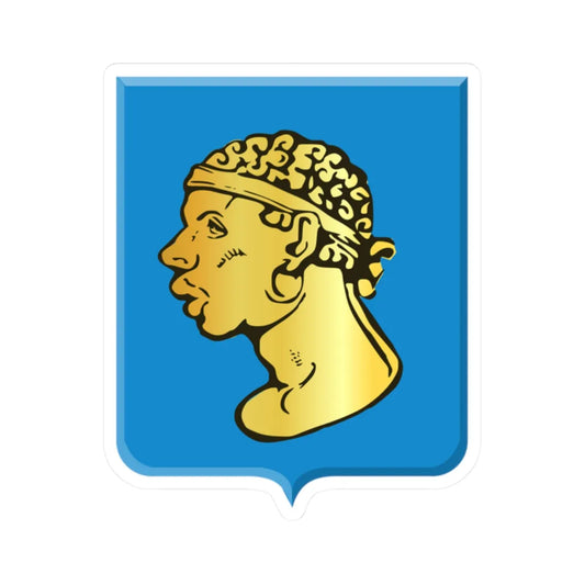 Marken-wapen (Netherlands) (Coat of Arms) STICKER Vinyl Kiss-Cut Decal 2 Inch White - The Sticker Space