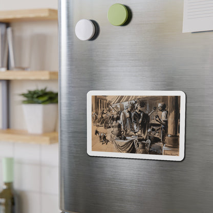 Market Deal (Magazine Illustration) Refrigerator Magnet