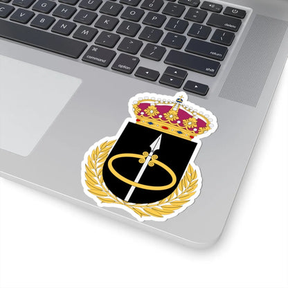 Markstridsskolan vapen (Sweden) (Coat of Arms) STICKER Vinyl Kiss-Cut Decal - The Sticker Space