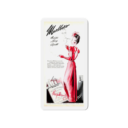 Marlboro advertisement (4), 1943 (Magazine Illustration) Refrigerator Magnet-4" x 4"-The Sticker Space