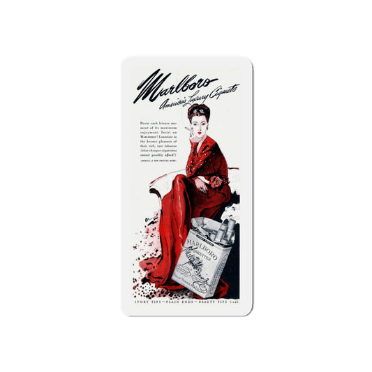 Marlboro advertisement, Cosmopolitan, December 1942 (Magazine Illustration) Refrigerator Magnet