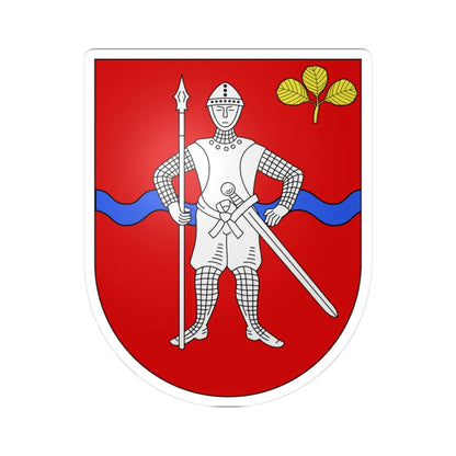 Marly-coat of arms (Switzerland) (Coat of Arms) STICKER Vinyl Kiss-Cut Decal 3 Inch White - The Sticker Space