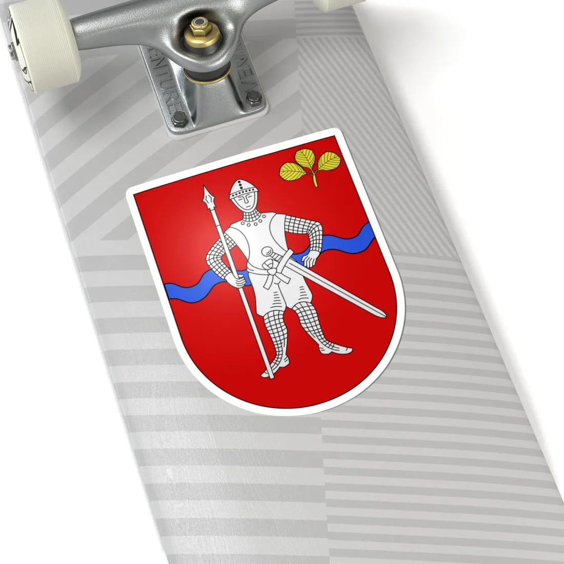 Marly-coat of arms (Switzerland) (Coat of Arms) STICKER Vinyl Kiss-Cut Decal - The Sticker Space