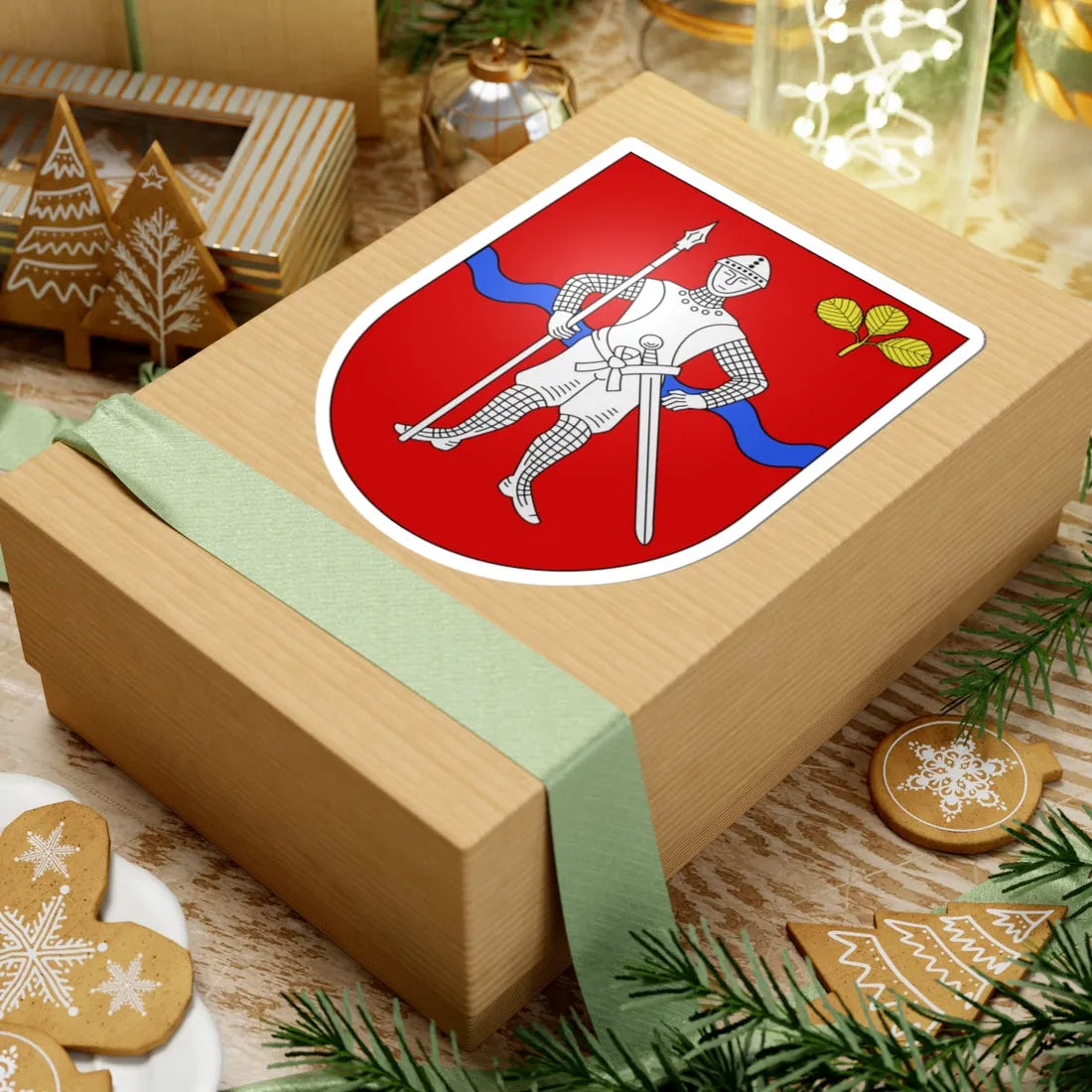 Marly-coat of arms (Switzerland) (Coat of Arms) STICKER Vinyl Kiss-Cut Decal - The Sticker Space