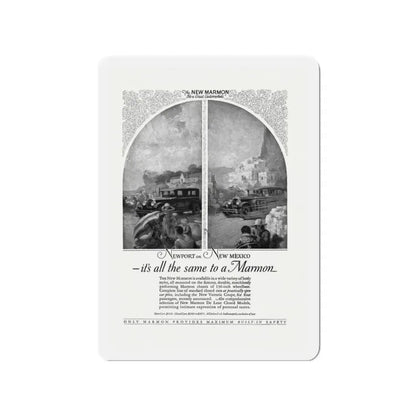 Marmon Automobile ad, The Golden Book Magazine, September 1925 (Magazine Illustration) Refrigerator Magnet - The Sticker Space