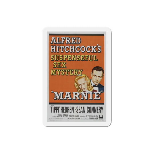 Marnie 1964 Movie Poster Die-Cut Magnet-2 Inch-The Sticker Space