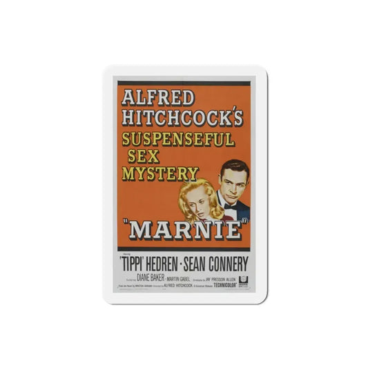 Marnie 1964 Movie Poster Refrigerator Magnet 2 Inch - The Sticker Space