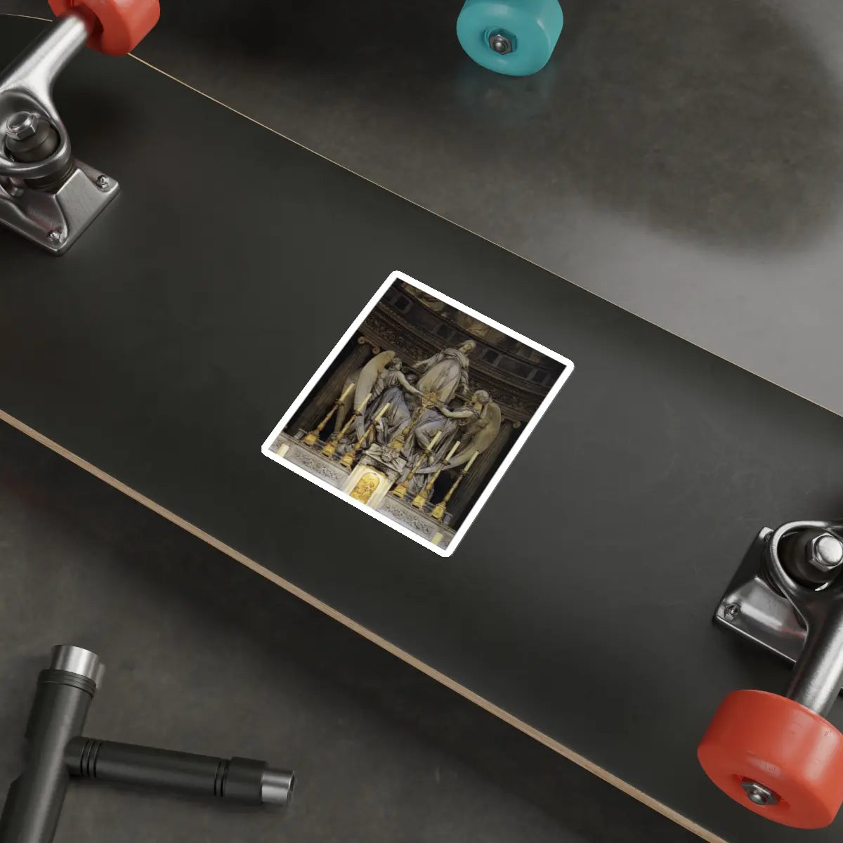 SKU:21514588369314154354 Sticker types:White Shape:Die-Cut Sizes:4" × 4"