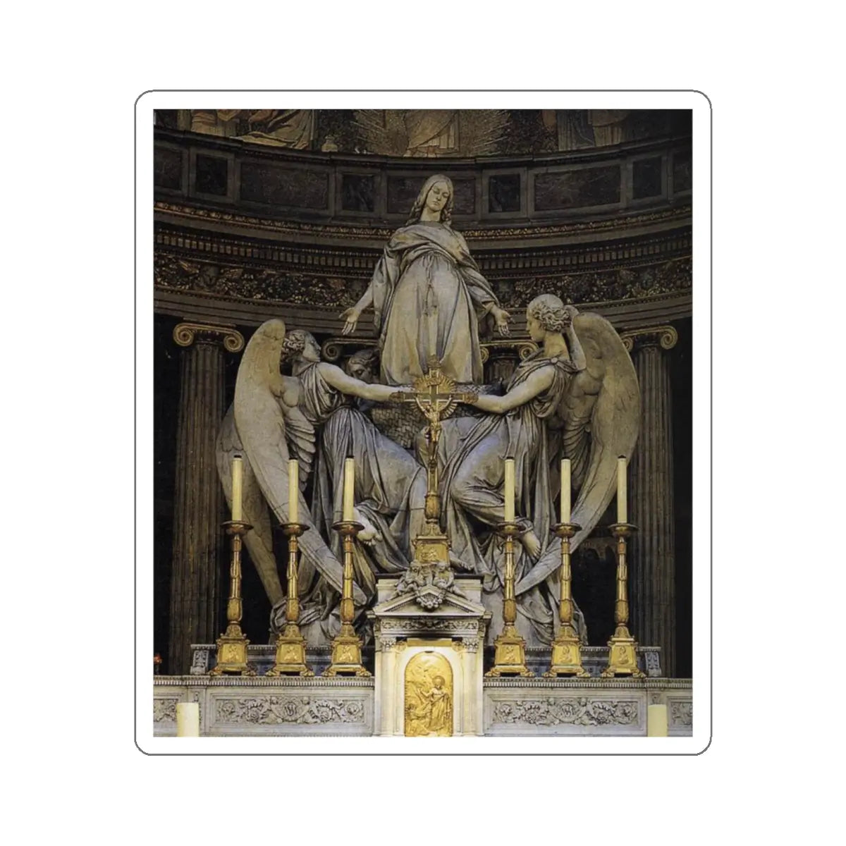 SKU:24677493616797840560 Sticker types:White Shape:Die-Cut Sizes:6" × 6"