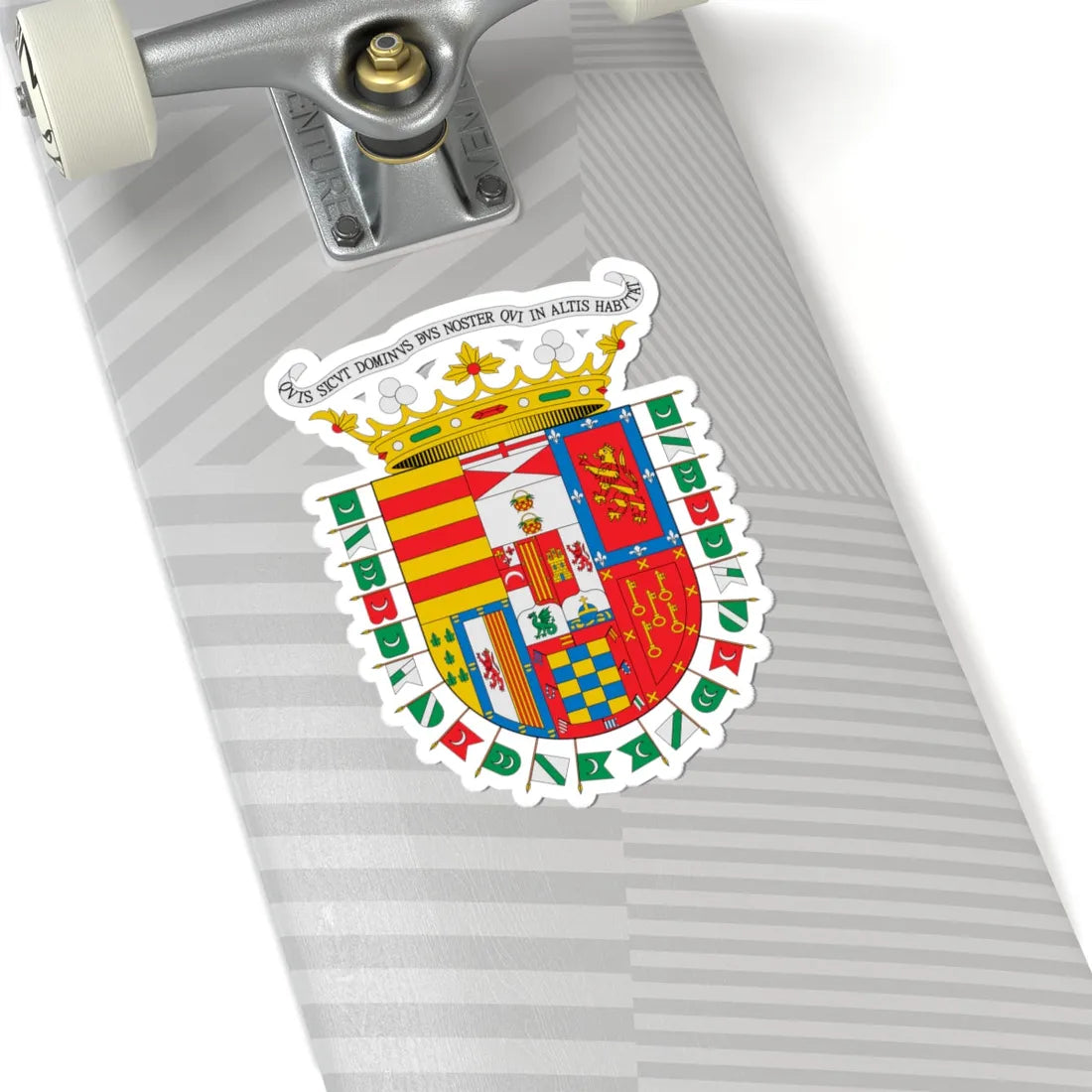Marquesado de Villamayor de las Ibernias Linaje Pacheco de Córdoba Bocanegra (Costa Rica) (Coat of Arms) STICKER Vinyl Kiss-Cut Decal - The Sticker Space