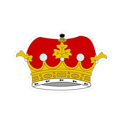 Marquess Coronet (United Kingdom) (Coat of Arms) STICKER Vinyl Kiss-Cut Decal 3 Inch White - The Sticker Space