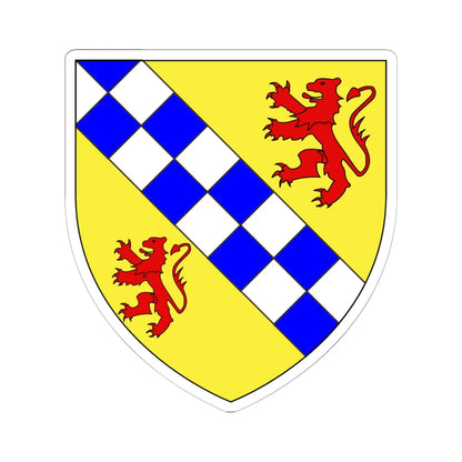 Marquess of Londonderry COA (Ireland) (Coat of Arms) STICKER Vinyl Kiss-Cut Decal 6 Inch White - The Sticker Space