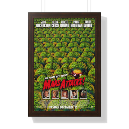 MARS ATTACKS! 1996 - Framed Movie Poster-16″ x 24″-The Sticker Space