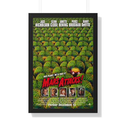 MARS ATTACKS! 1996 - Framed Movie Poster-20" x 30"-The Sticker Space