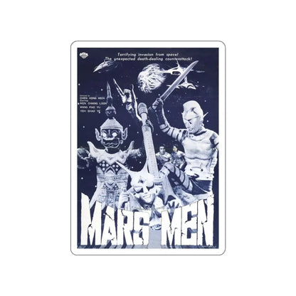 MARS MEN 1976 Movie Poster STICKER Vinyl Die-Cut Decal - The Sticker Space
